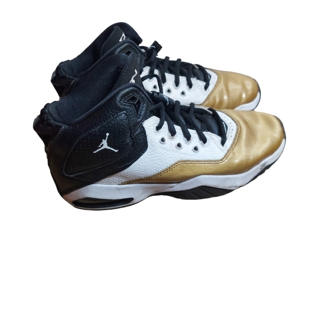 6.5y Air Jordan gold black‎ and white Nike - Picture 7 of 10